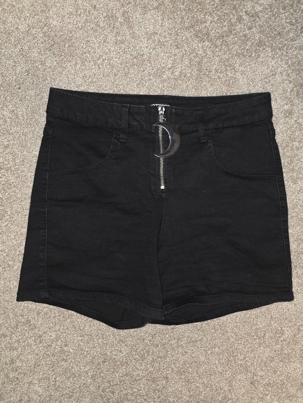 Black highwaisted shorts